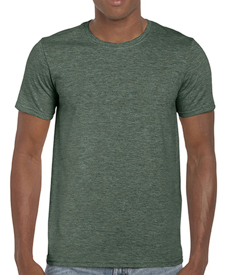 Short Sleeve T-Shirt - Gildan Soft (S-3XL) (Heathered Colors)
