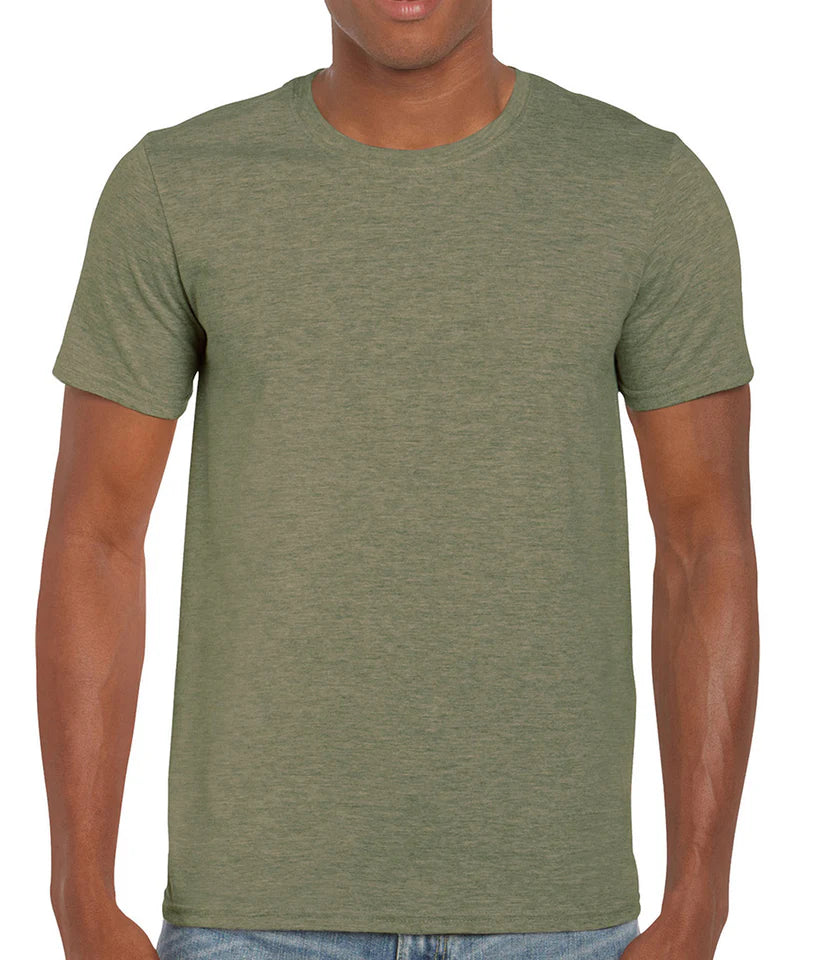 Short Sleeve T-Shirt - Gildan Soft (S-3XL) (Heathered Colors)