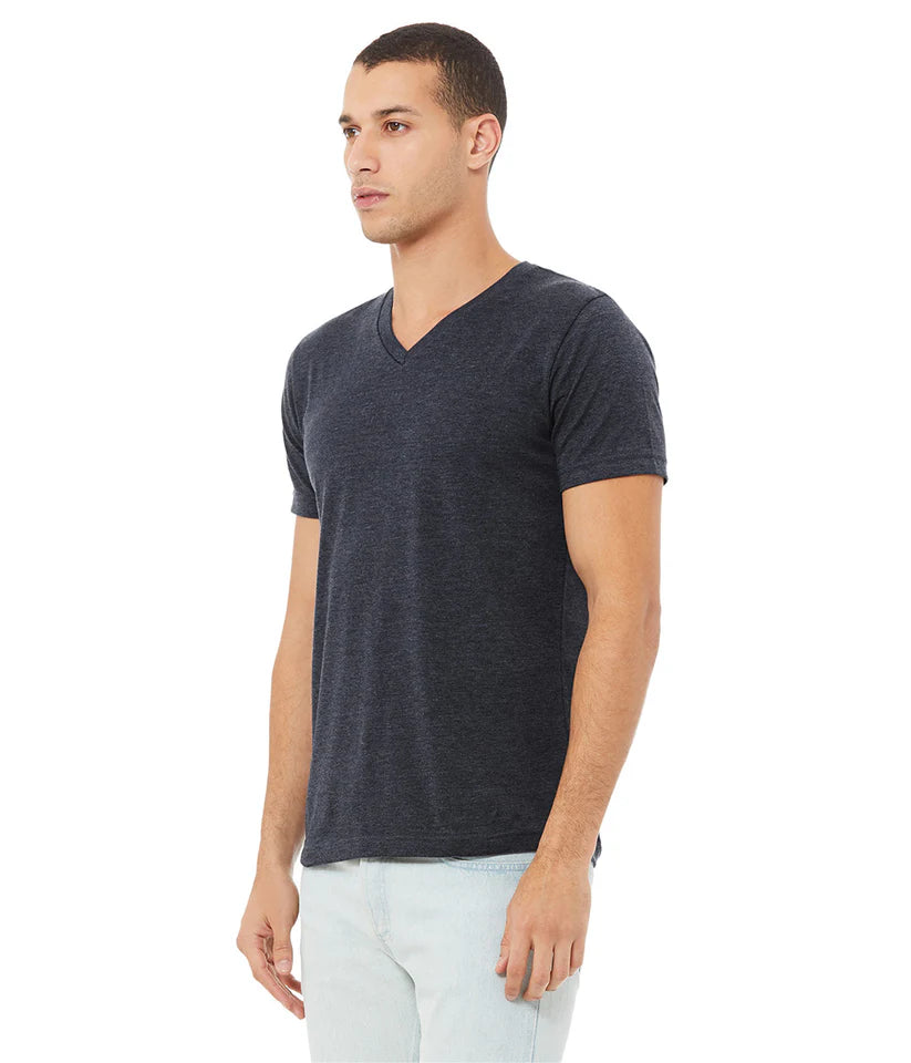 V-Neck Short Sleeve Unisex T-Shirt - (S-3XL)