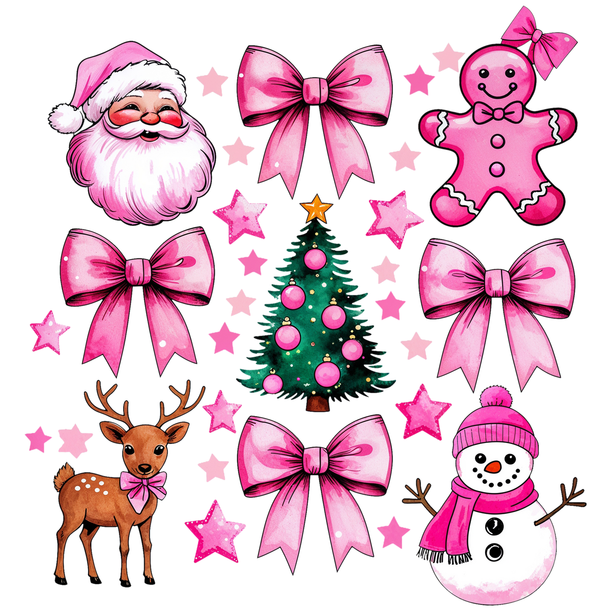 Pink Bows Christmas Set – EHOLIX121