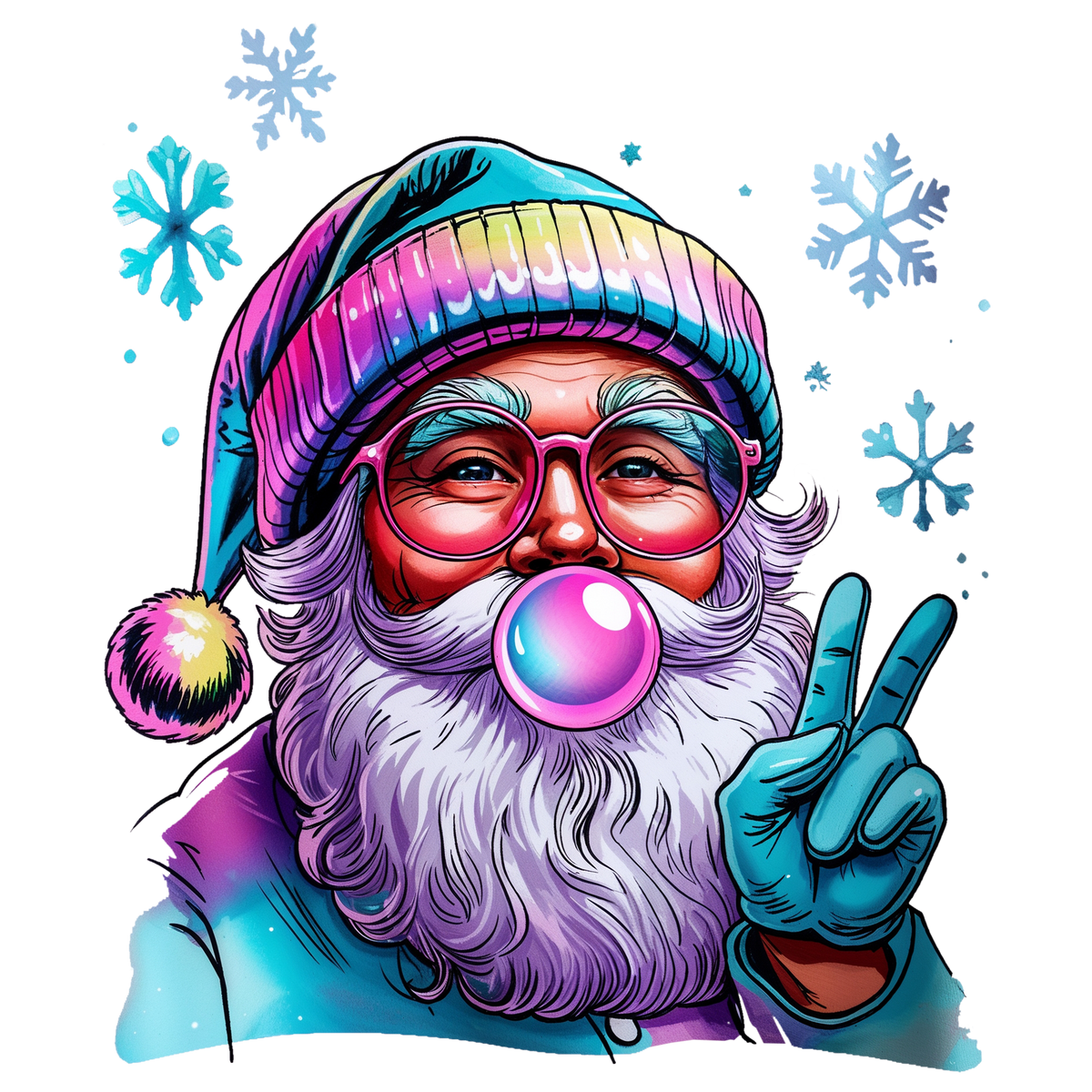 Cool Santa Bubblegum (Purple) – EHOLIX133
