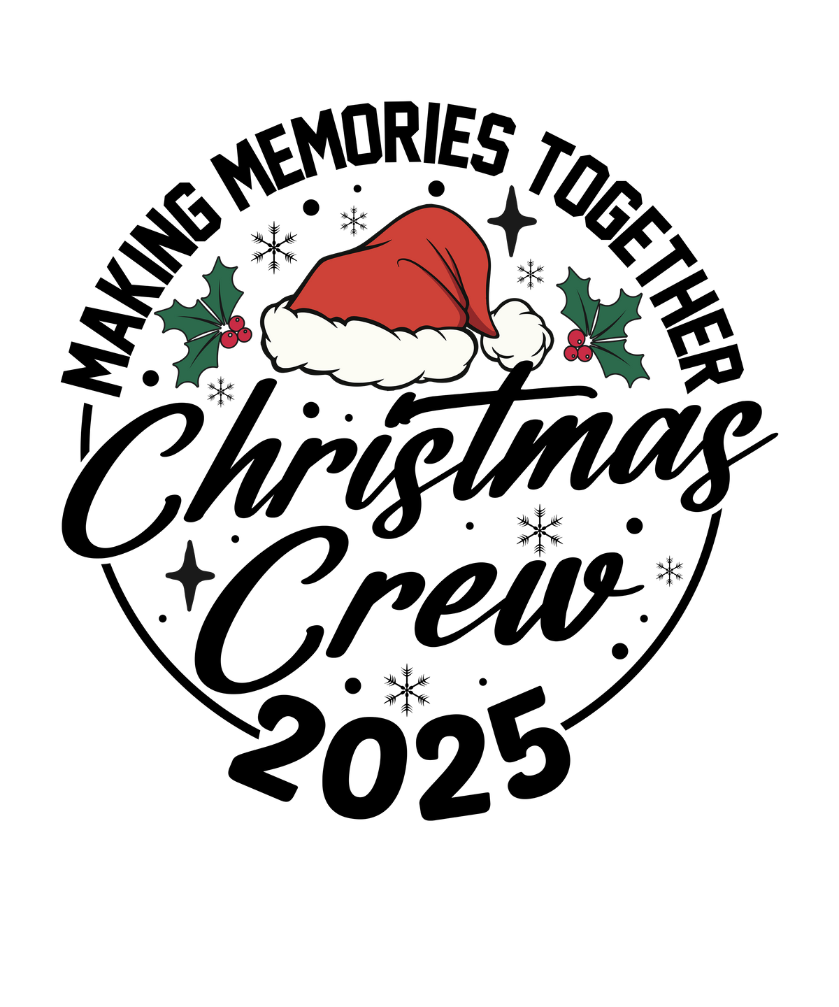Christmas Crew 2025 Circle – EHOLIX14