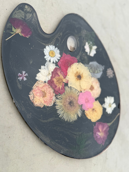 Black Floral Palette